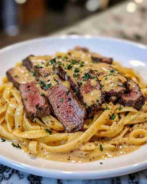 Linguine in Cajun Garlic Butter Sauce with Savory Beef Ingredients: 1 lb linguine pasta 2 tbsp olive...