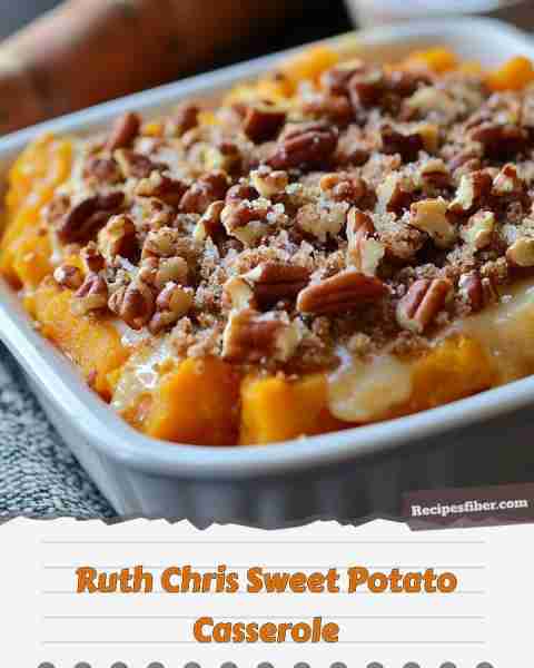 Ruth Chris Sweet Potato Casserole 🍠 Indulge in this classic comfort food. 📋 Ingredients - 4 lar...
