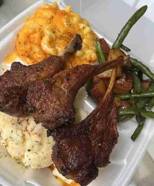 Is this plate worth $9 Lamb Chops , Garlic Butter Mashed Potatoes, Baked Macaroni & Green Beans