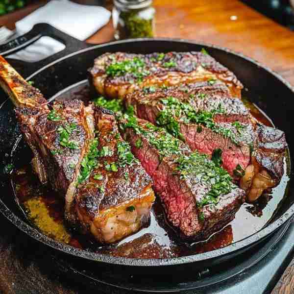 🥩 Seared Tomahawk Steak 🔥 🌟 A Showstopper for Steak Lovers 🛒 Ingredients (Serves 4) For the Stea...