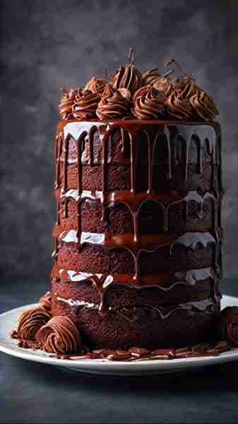 ULTIMATE CHOCOLATE CAKE INGREDIENTS For the Chocolate Cake 2 cups all-purpose flour ¾ cup unsweetene...