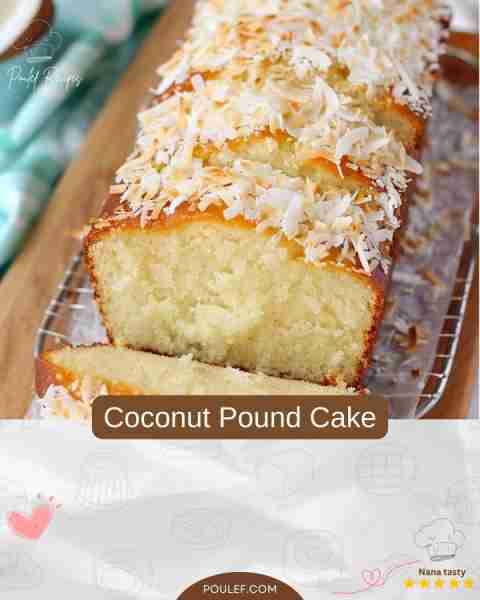 This Coconut Pound Cake is rich, buttery, and packed with sweet coconut flavor! Serve it with whippe...