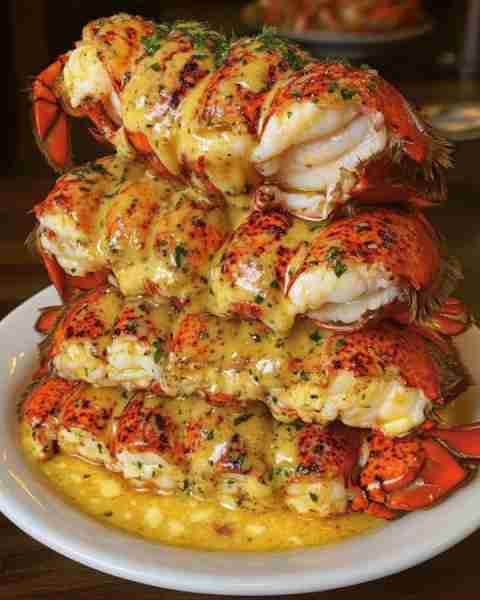 Garlic Butter Broiled Lobster Tails Ingredients: 4 lobster tails, thawed if frozen ½ cup unsalted bu...