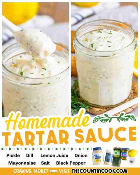 When the store-bought tartar sauce just won’t cut it, try making it homemade! It is so simple and th...