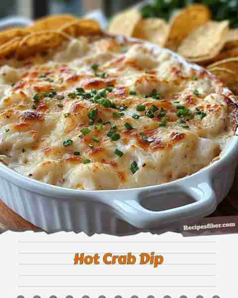 Hot Crab Dip 🦀 Delicious and creamy appetizer perfect for gatherings! 📋 Ingredients - 8 oz lump...