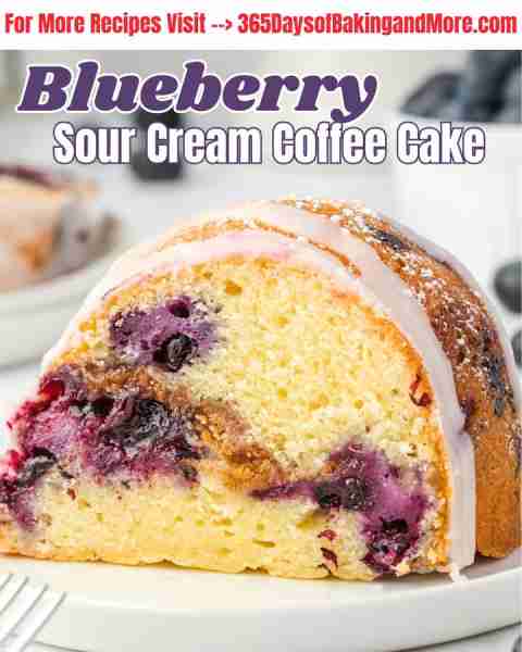 Blueberry Sour Cream Coffee Cake 😍 https://www.365daysofbakingandmore.com/blueberry-sour-cream-coff...
