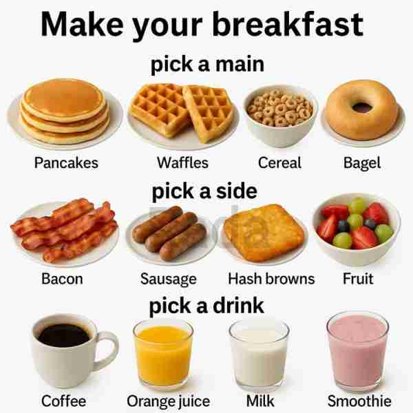 Make your breakfast!! Comment 👇⬇️