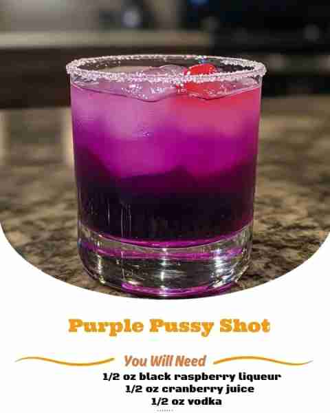 Purple Pu*ssy Shot 💜🌫️ | "Bold, berry-flavored, and full of mystery—this shot packs a punch with ev...