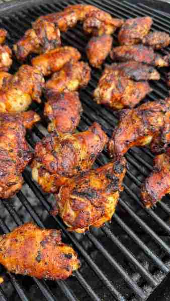 Chili lime chicken wings