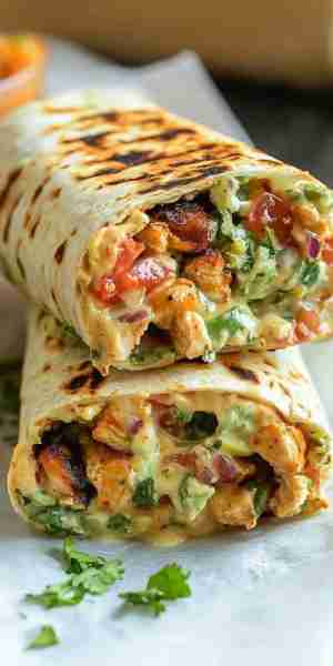 🌯 Chipotle Ranch Grilled Chicken Burrito Ingredients: - *For the Chicken Marinade:* - Chicken bre...