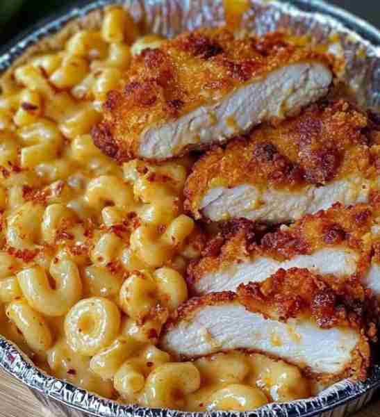 Southern Fried Chicken with Creamy Mac and Cheese 🍗🧀: Ingredients: For the Southern Fried Chicken:...