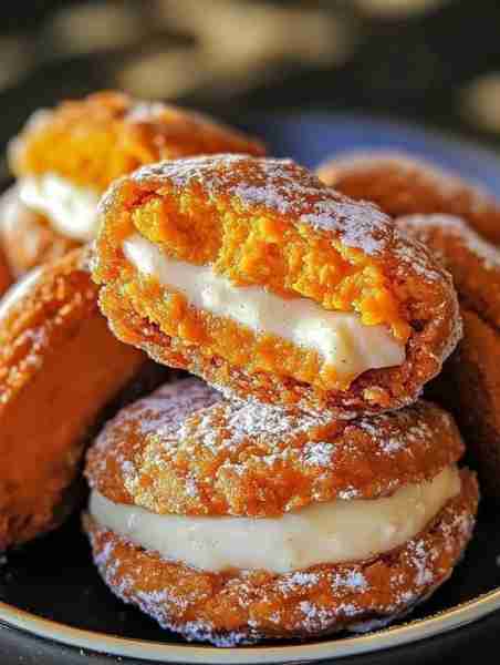 Sweet Potato Stuffed Fried White Oreos Ingredients: For the Sweet Potato Filling: - 1 cup mashed swe...