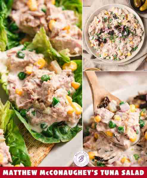 "Matthew McConaughey’s viral tuna salad is a bit odd…like him. HA. But we LOVED IT!"