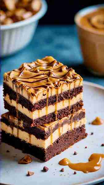 VEGAN CARAMEL SWIRL BROWNIE MONSTER CHEESECAKE INGREDIENTS For the Brownie Layers 1 cup all-purpose...