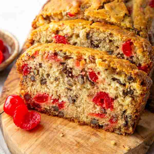 🍒A reader commented that she swapped mini chocolate chips for the pecans in this Maraschino Cherry...