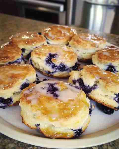 Delicious Sweet Blueberry Biscuits Recipe Ingredients For the Biscuits: 2 cups all-purpose flour 1 c...