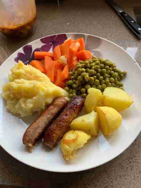 Single man’s Monday night dinner. Not a bad effort chef by Kelly