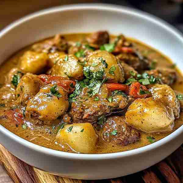 🐄🌶️🥥🍲 Caribbean Spicy Coconut Beef Stew A comforting, hearty beef stew made with tender beef chun...