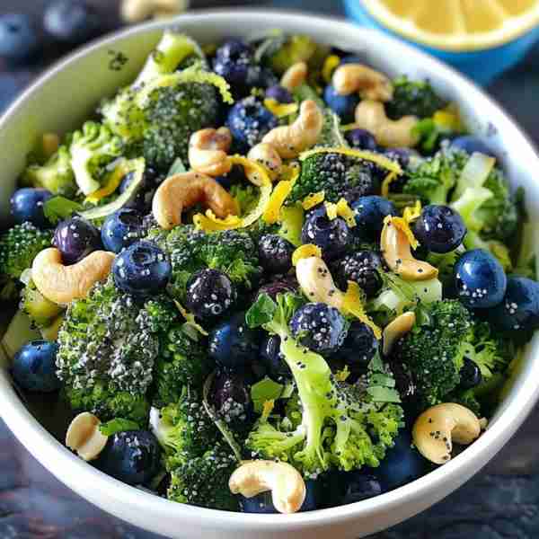 🍋🥦 Blueberry Lemon Broccoli Summer Salad 🥦🍋 This vibrant and refreshing Blueberry Lemon Broccoli...