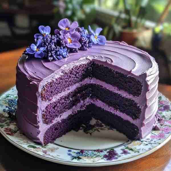 🎂 Purple Velvet Cake Extravaganza 🎉 Welcome to a world of vibrant colors and delicious flavors! Th...