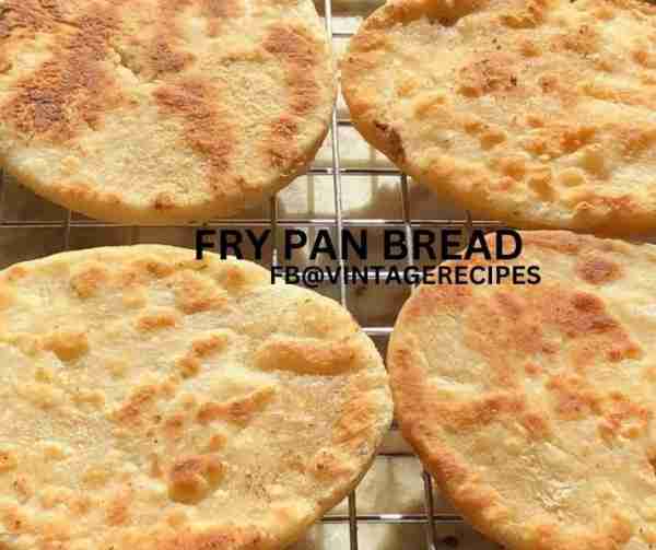 FRY PAN BREAD 1 cup all-purpose flour 1 teaspoon baking powder 1 teaspoon salt 3 Tablespoons of fat...