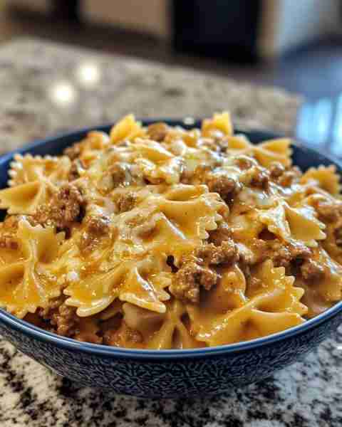 Spicy Cajun Beef Bowtie Pasta Ingredients: 1 lb ground beef 2 tablespoons Cajun seasoning 1 teasp...