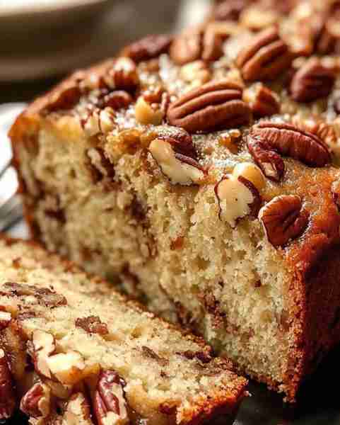 Buttermilk-Pecan Southern Holiday Loaf Ingredients: 1 cup unsalted butter, melted 1 cup granulated s...