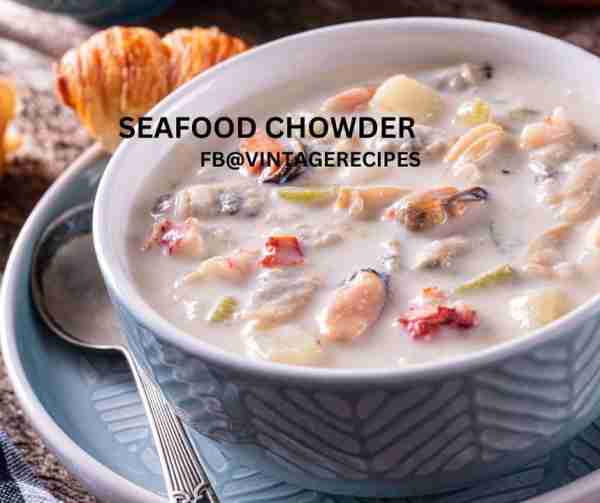 A chowder must include potatoes, a cream or milk base, and either seafood or vegetables to be consid...