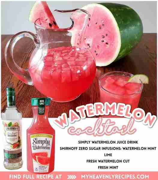 My favorite summer drink, it's SO refreshing!!!🍉 ⭐️⭐️⭐️⭐️⭐️ RECIPE: https://myheavenlyrecipes....