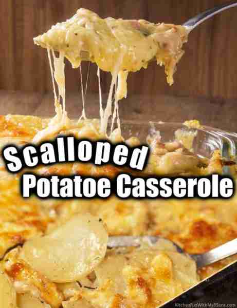 Full Recipe 👇 This Loaded Scalloped Potatoes recipe is the ULTIMATE comfort food! Layers of potatoe...