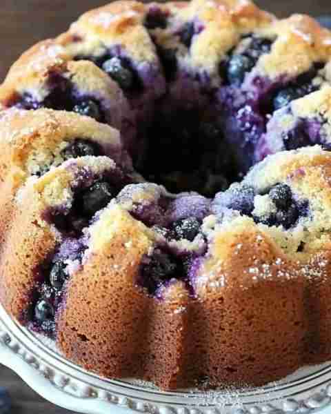 Blueberry Sour Cream Coffee Cake Ingredients For the Cake: 1 cup butter, softened 2 cups white sugar...