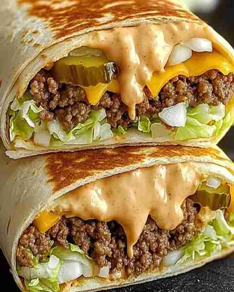 Homemade Big Mac Wraps Ingredients: For the Special Sauce: 1/2 cup mayonnaise 2 tablespoons finely c...