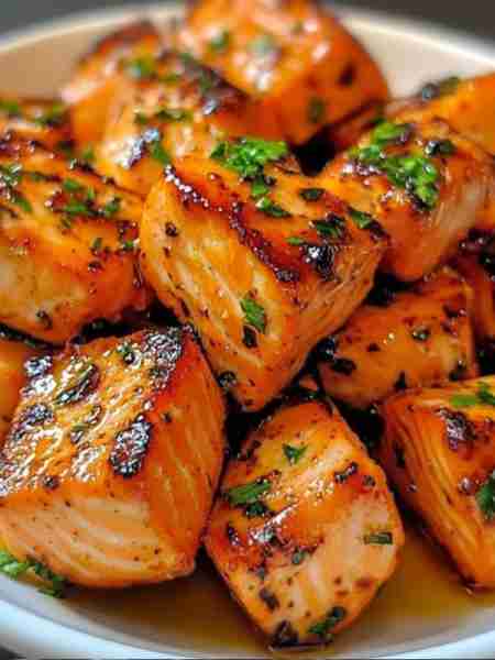 Pan-Seared Salmon Bites Ingredients: 1 lb salmon fillets, skin removed, cut into cubes 2 tablespoons...