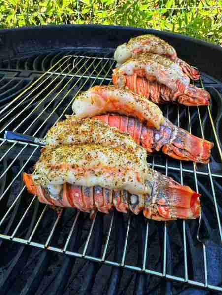 Smoked lobster tails