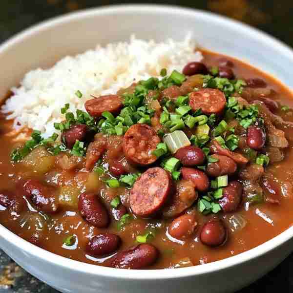 New Orleans-Style Red Beans and Rice 🍚🌶️🥘 Delicious, hearty, and a true Southern comfort food!...