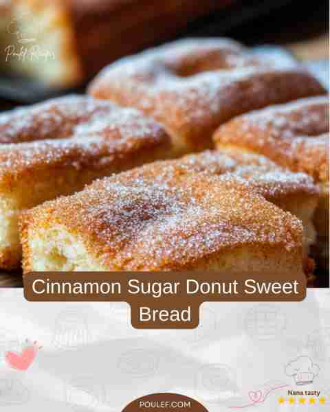 Cinnamon Sugar Donut Sweet Bread Indulge in the delightful fusion of cinnamon charm and donut sweetn...