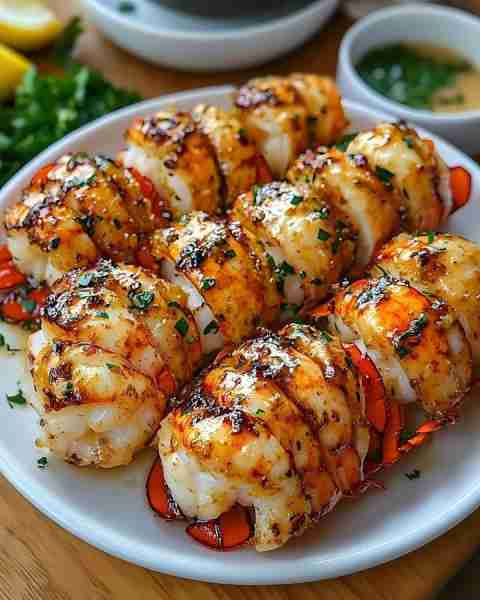 If you're looking to impress at your next dinner party, these Garlic Butter Lobster Tails are a tota...