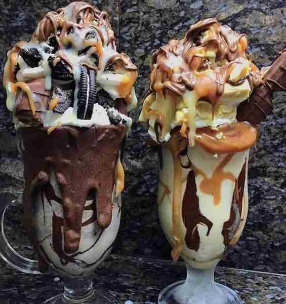 Indulgent milkshakes with a mix of chocolate, caramel, and Oreo cookies. Ingredients: For the Milksh...