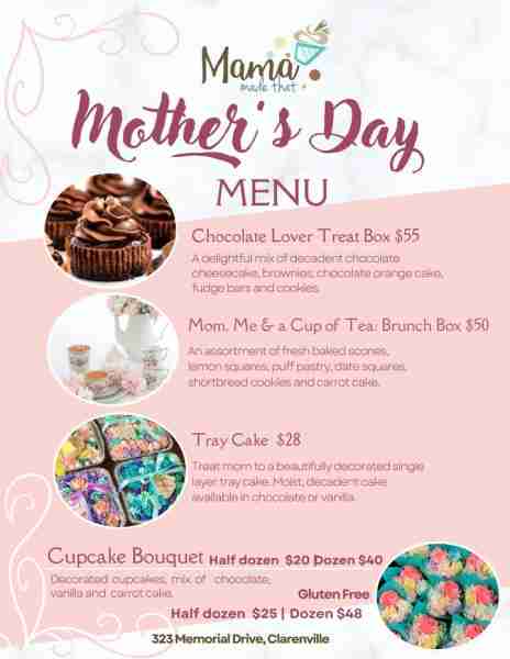 Our Mother's Day Menu is now available for pre-order! Pre-order here: ⬇️ ⬇️ https://mama-made-that.s...