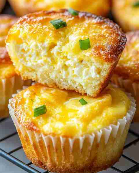 Fluffy Cottage Cheese Egg Muffins Ingredients: 6 large eggs 1 cup cottage cheese (full-fat or reduce...