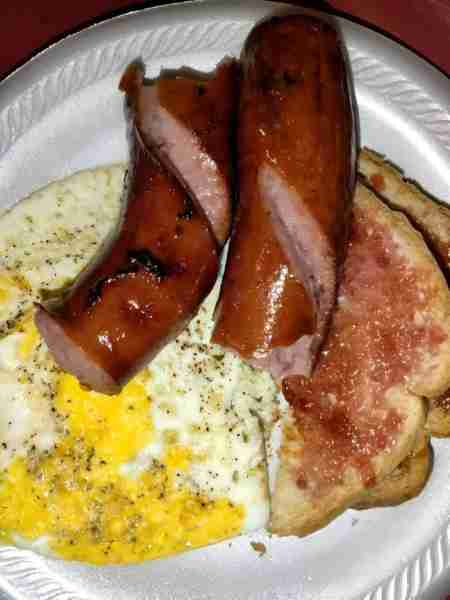 Sausage, Egg And Toast!😋