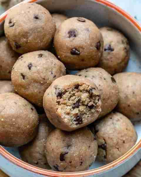 Chocolate Chip Cookie Dough Balls because we all need some Daily YUM! 😍 I love to keep a batch of...