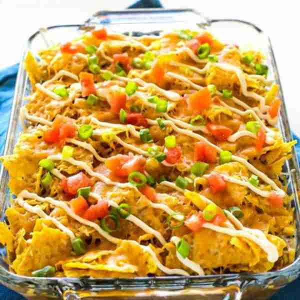 This Nacho Pot Pie is comfort food with a fun Mexican twist! It’s loaded with taco-seasoned black be...