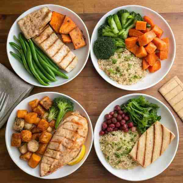 1️⃣ Grilled Fish with Green Beans & Roasted Sweet Potatoes 🔹 Ingredients: 1 fish fillet (tilapia, c...