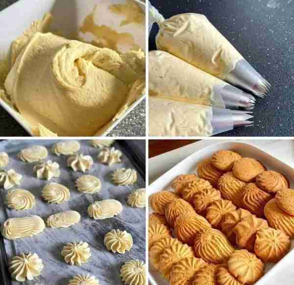 Butter Cookies Recipe INGREDIENTS: 1 cup butter ½ cup granulated sugar 1 large egg 2 teaspoons vanil...