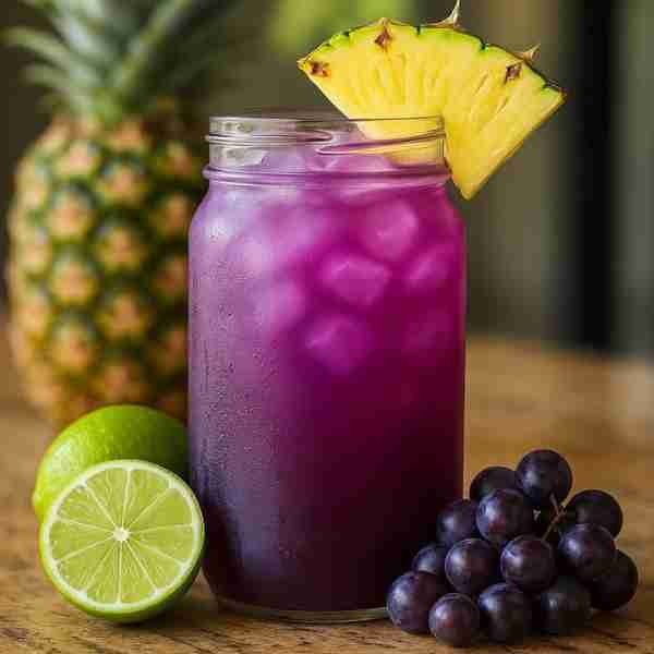 Tropical Purple Cocktail Ingredients: • 1 cup purple grape juice (100% juice) • 1/2 cup pineapple ju...