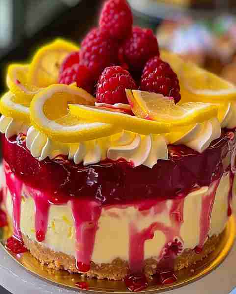 Summer Lemon Raspberry Cheesecake Ingredients: For the Crust: 1 ½ cups graham cracker or digestive b...