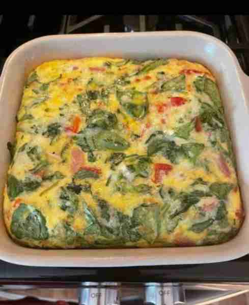 After a couple of weeks off track, this baked frittata is the best way to ease back into keto-tasty,...