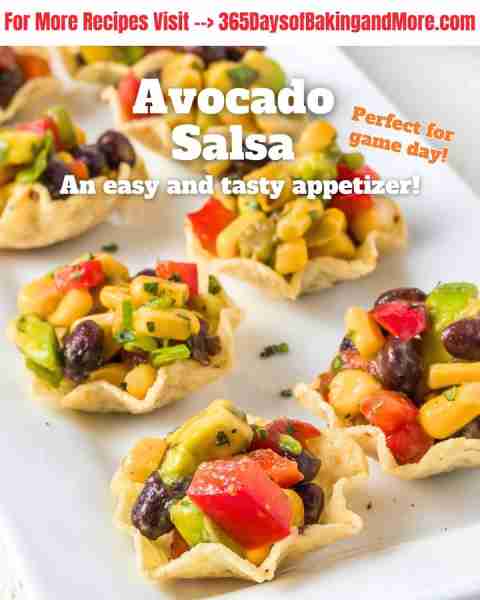 Avocado Salsa 😍 https://www.365daysofbakingandmore.com/galaxy-salsa/