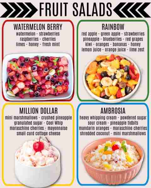 🍉 WATERMELON BERRY FRUIT SALAD - https://www.lovebakesgoodcakes.com/watermelon-berry-salad/ 🌈 RAIN...